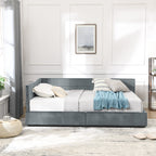 Full Size Storage Upholstered Tufted Bed Frame
