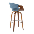 Mid-Century Modern Barstool Set of 2