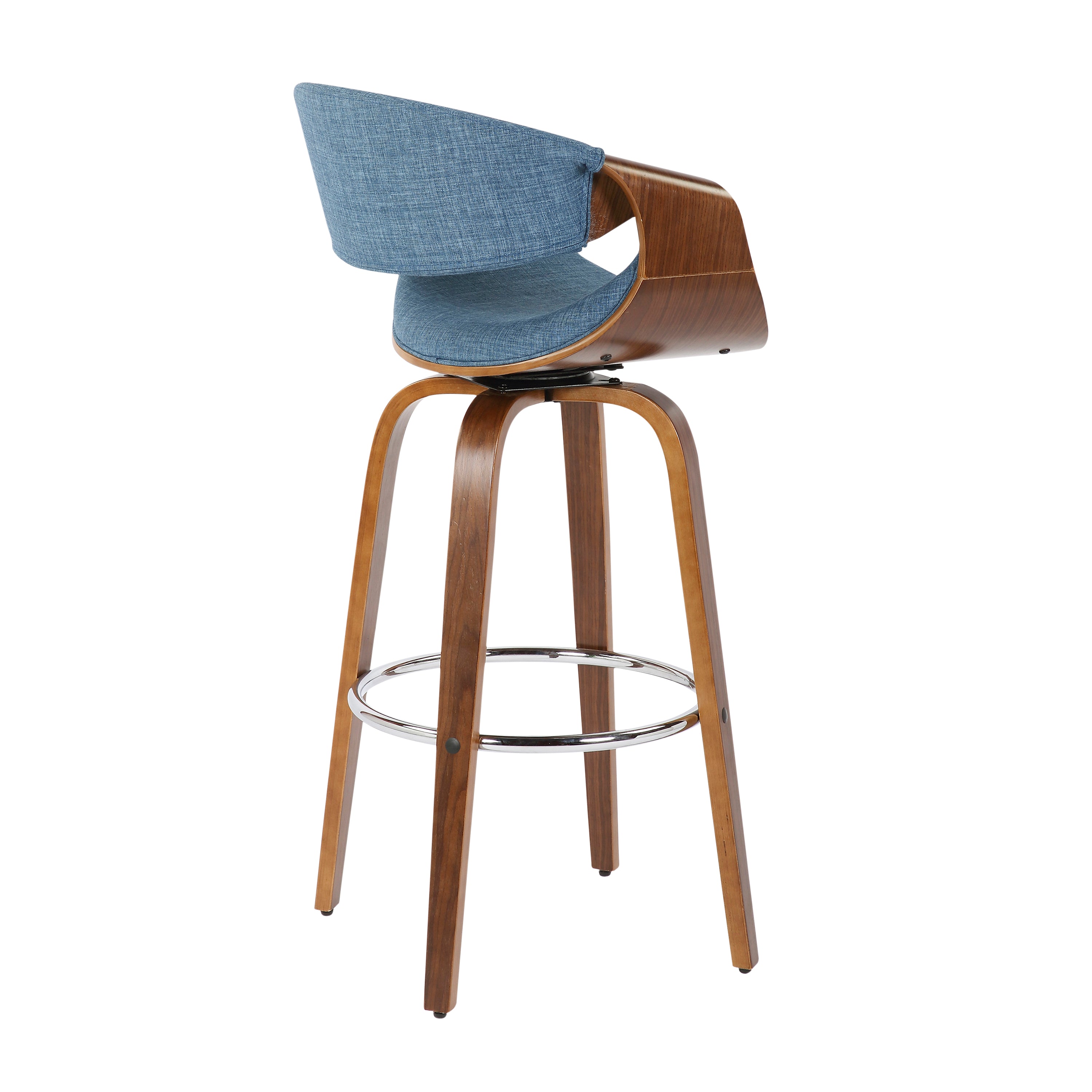 Mid-Century Modern Barstool Set of 2