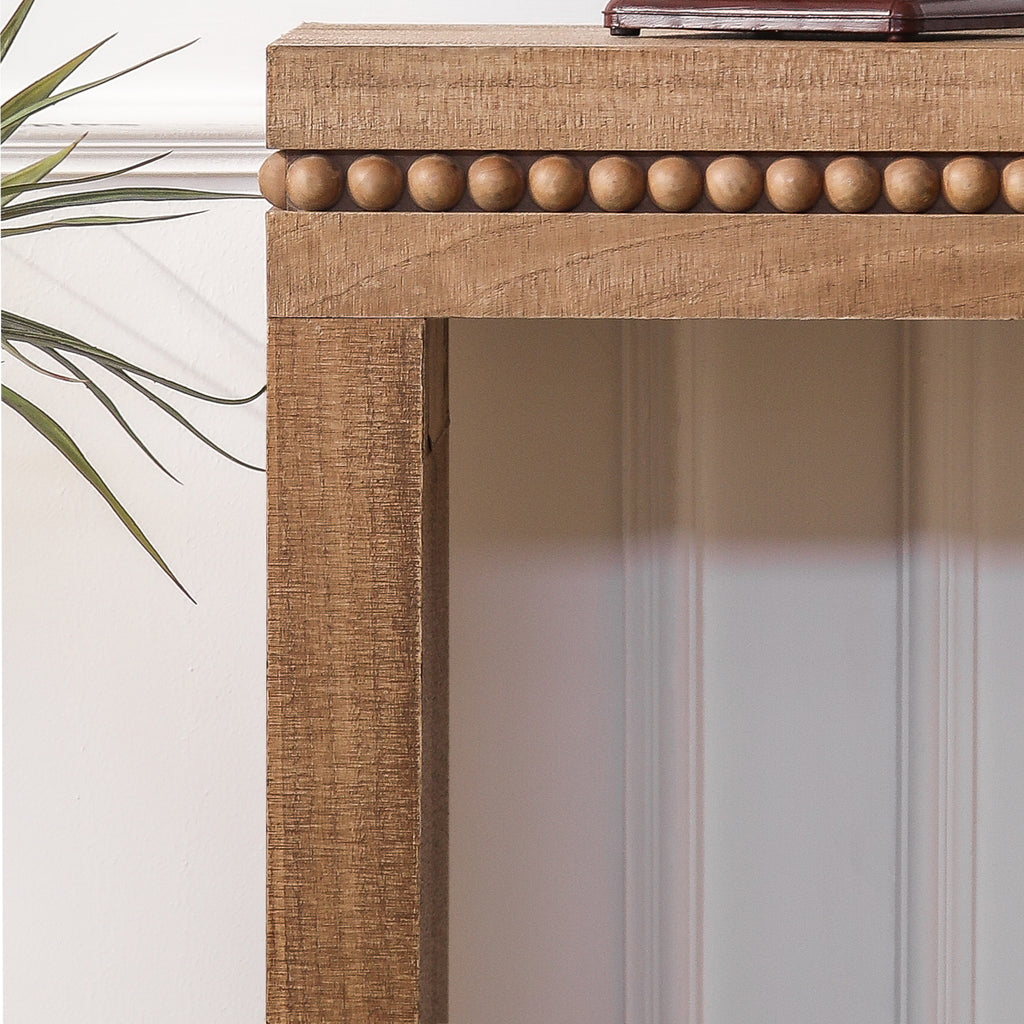 64in Rustic Wood Console Table