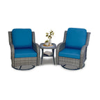 3 Piece Wicker Patio Furniture Set
