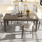 Dining Table - 106.3 in Large Extendable Kitchen Table