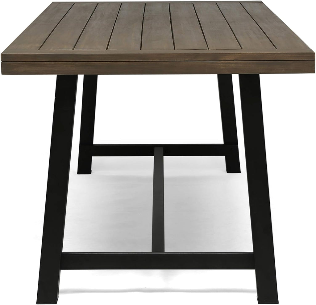 Outdoor Acacia Wood 3 Piece Picnic Dining Set