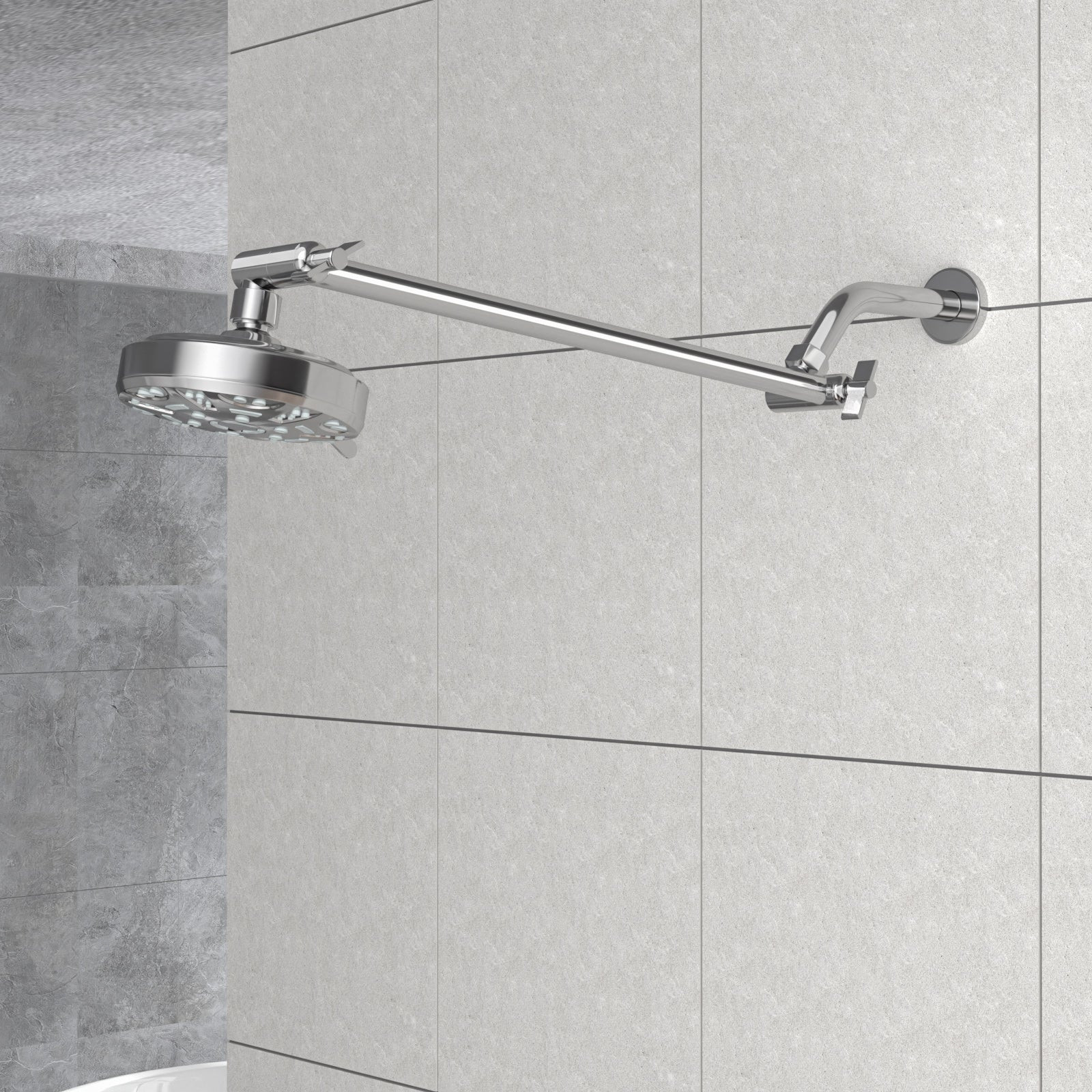 16-Inch Stainless Steel Shower Arm Extension