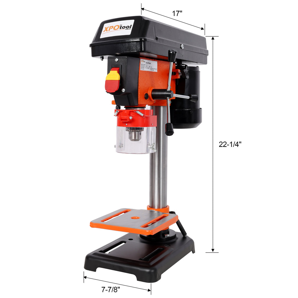 8" Swing Benchtop Drill Press with Laser Positioning Guide