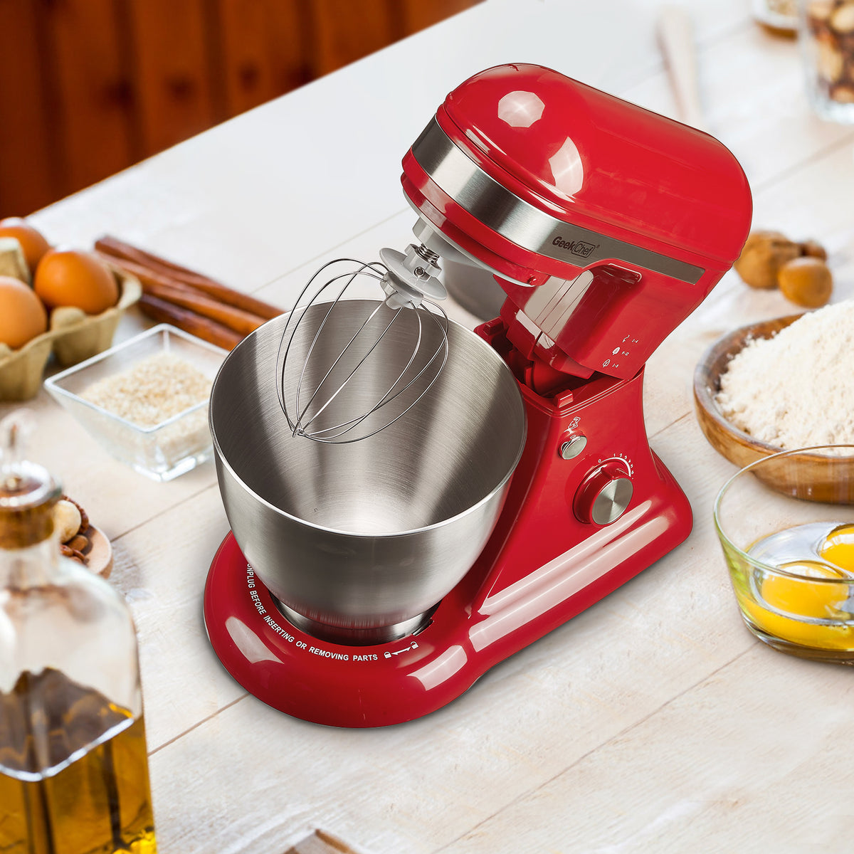 Geek Chef Electric Stand Mixer, 4.8QT