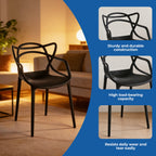 Plastic Dining Chair Set of 4