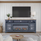 Americana 86 in Fireplace TV Stand for TVs up to 95 inches, Corduroy