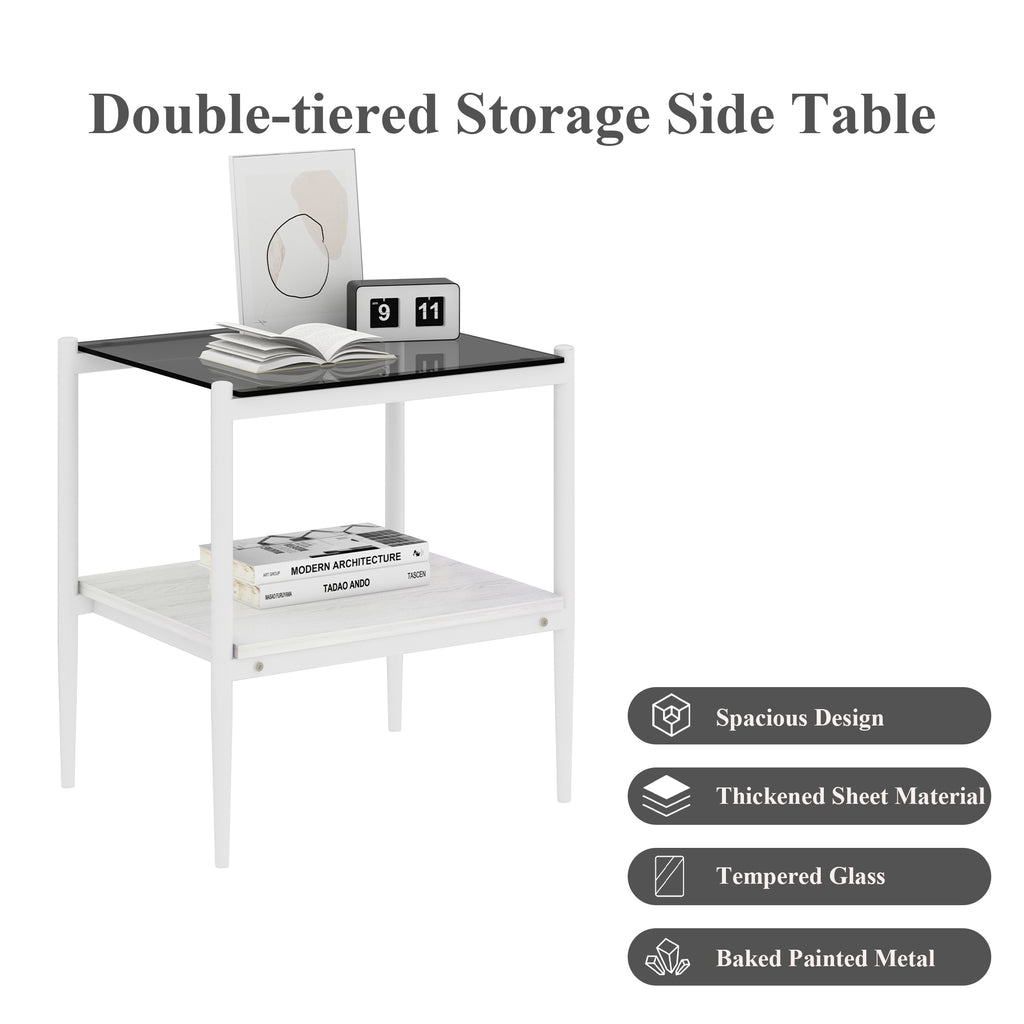Set of 2 Rectangle End Tables