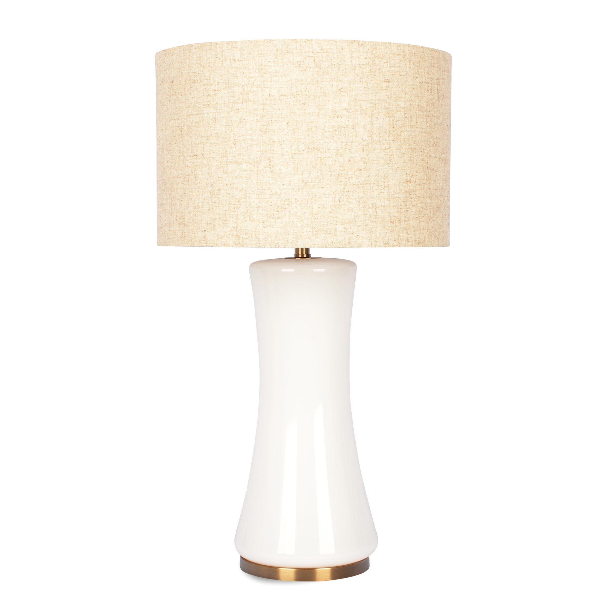 Cascade Glass Lamp Golden Base