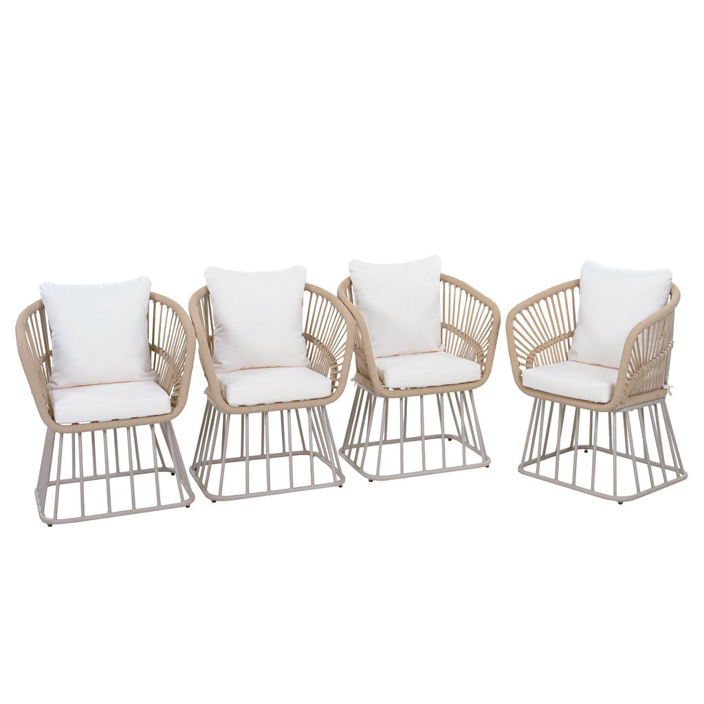 Outdoor Dining Chair MP1 - Teak Finish Wicker