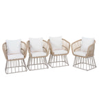 Outdoor Dining Chair MP1 - Teak Finish Wicker