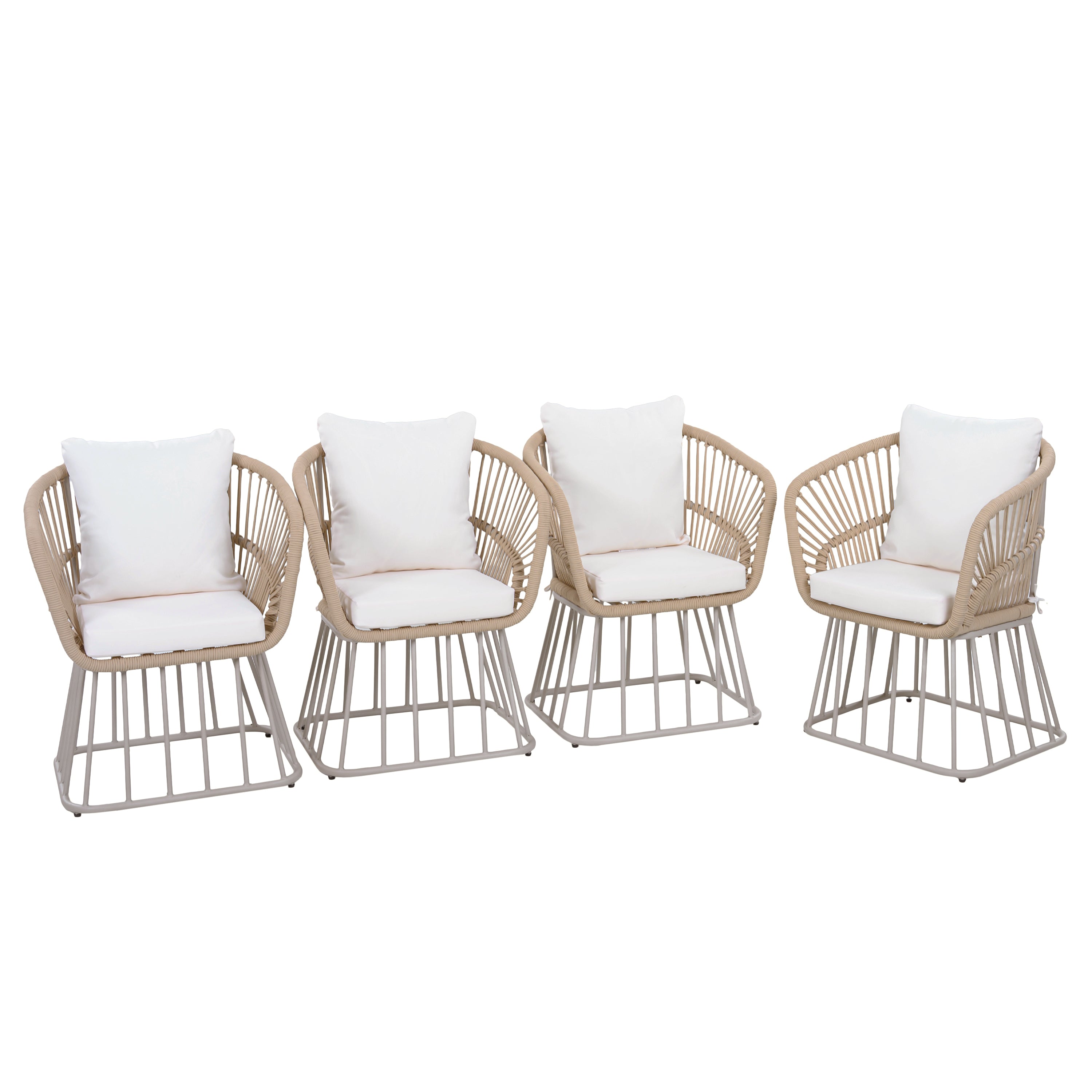 Outdoor Dining Chair MP1 - Teak Finish Wicker
