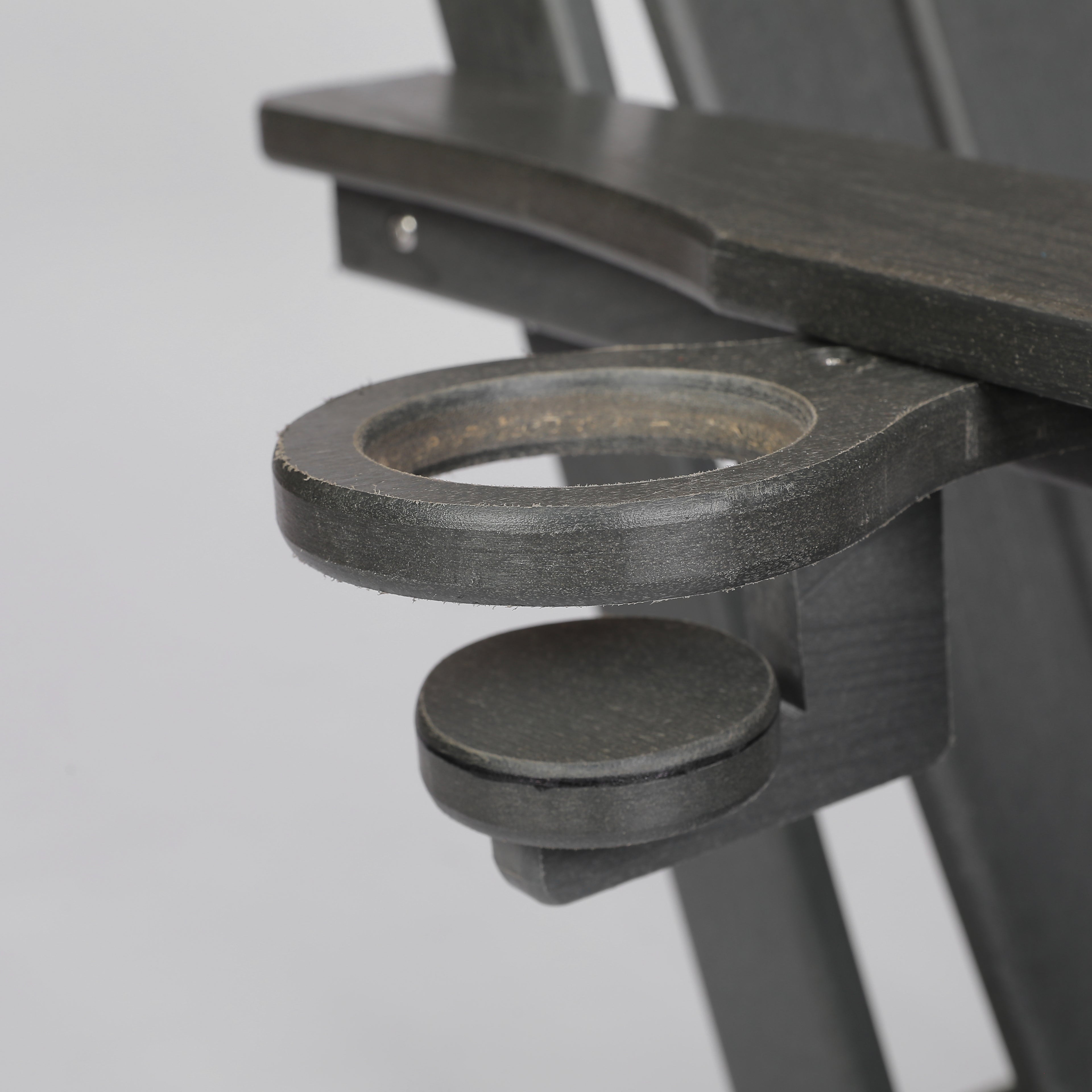 HDPE Folding Adirondack Chair with Dual Cup Holder