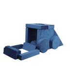 14-Piece Kids Modular Play Couch in Blue