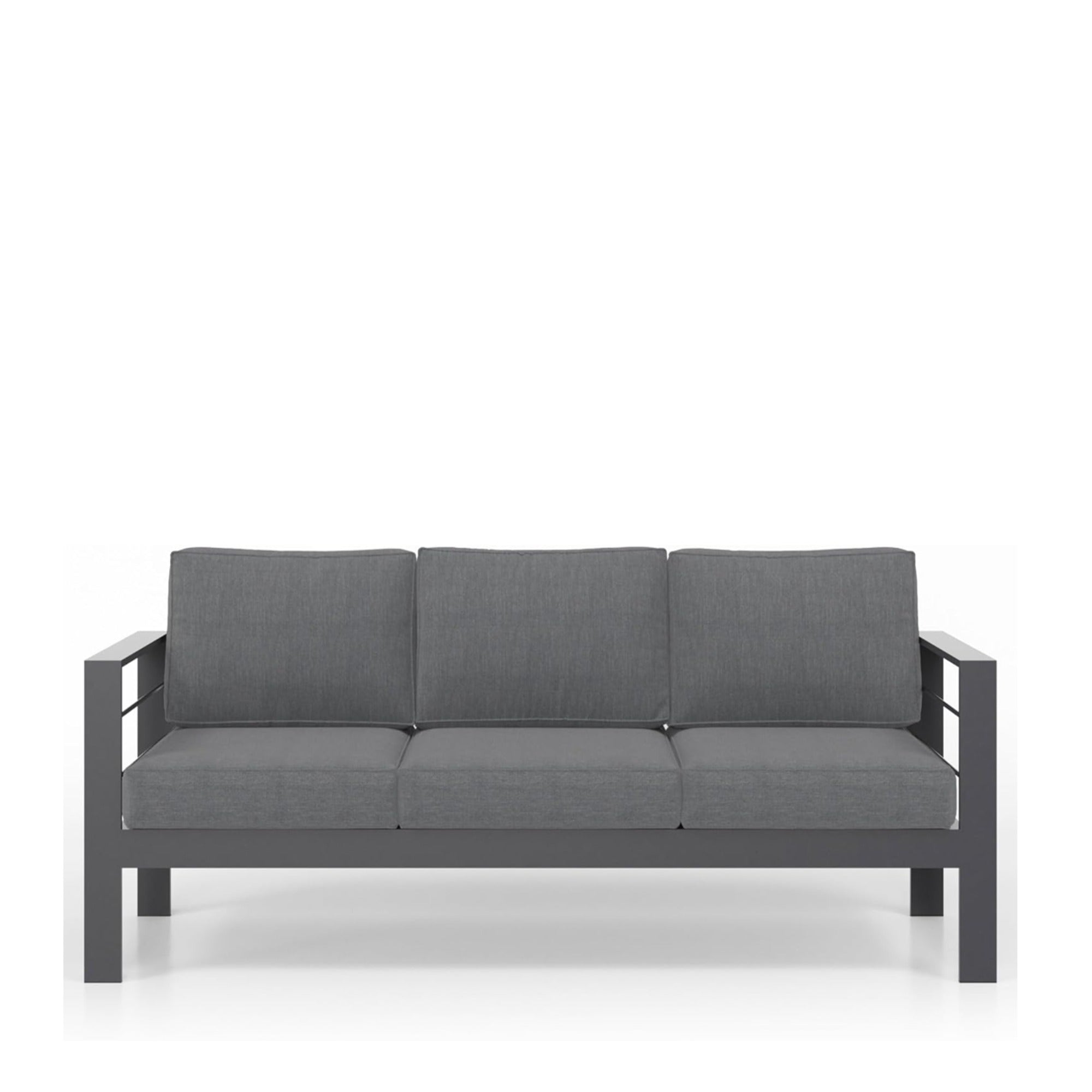 73" All-Weather Aluminum Patio Sofa