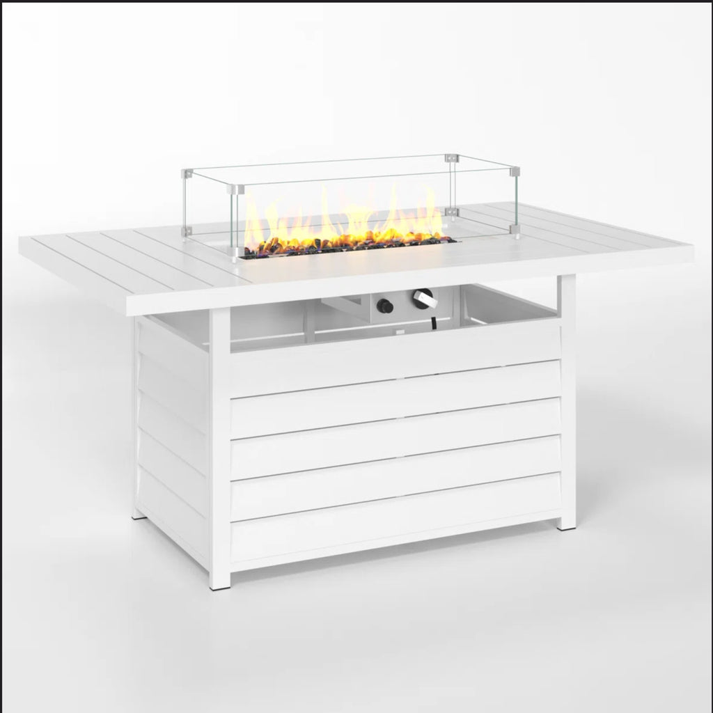 54.3 Inches Outdoor Patio Fire Pit Table