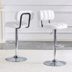 Set of 2 Adjustable Height Bar Stools
