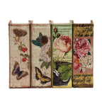 Set of 4 Nature Lover's Book Boxes with Floral Designs