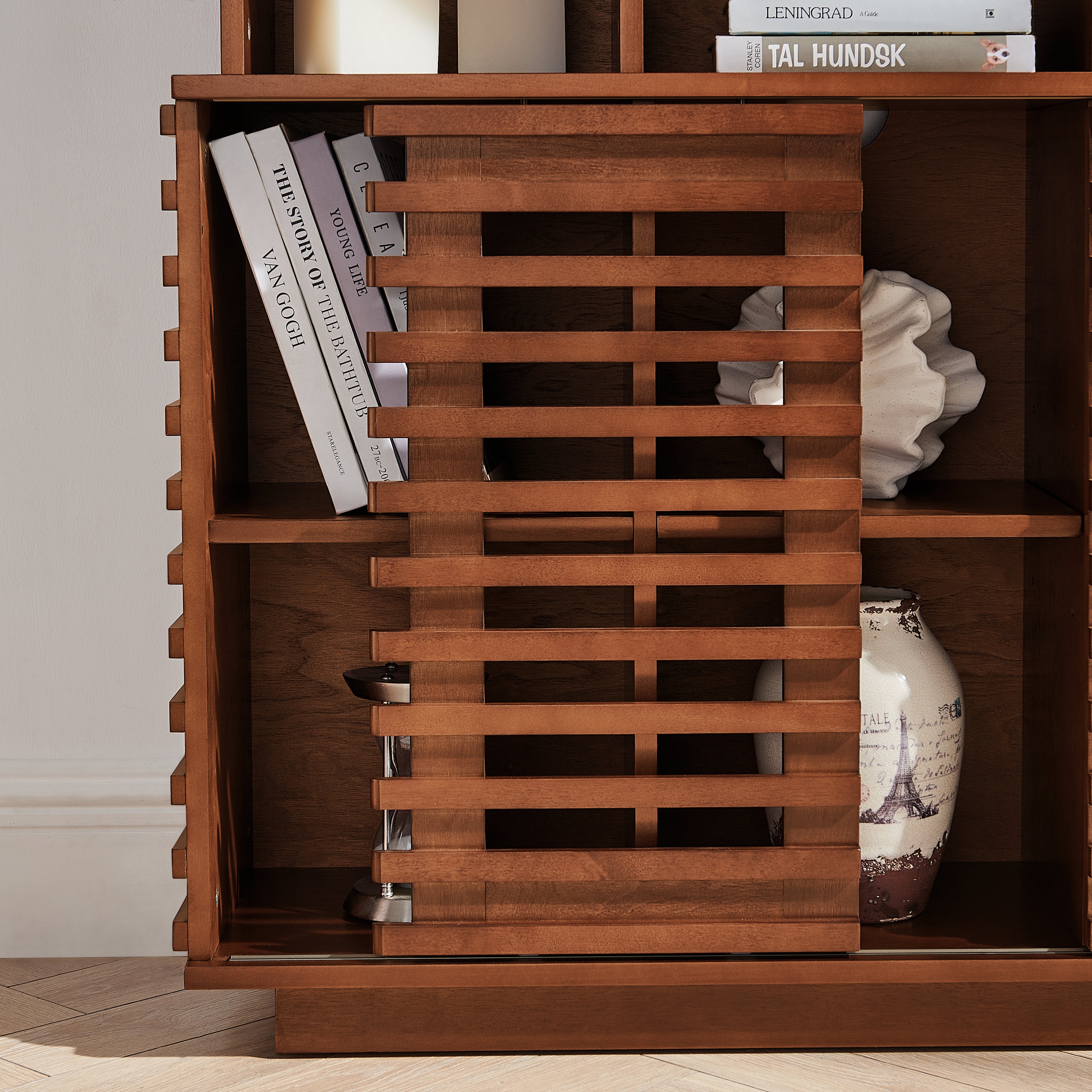 36.1" Farmhouse Sideboard Buffet Cabinet with Storage