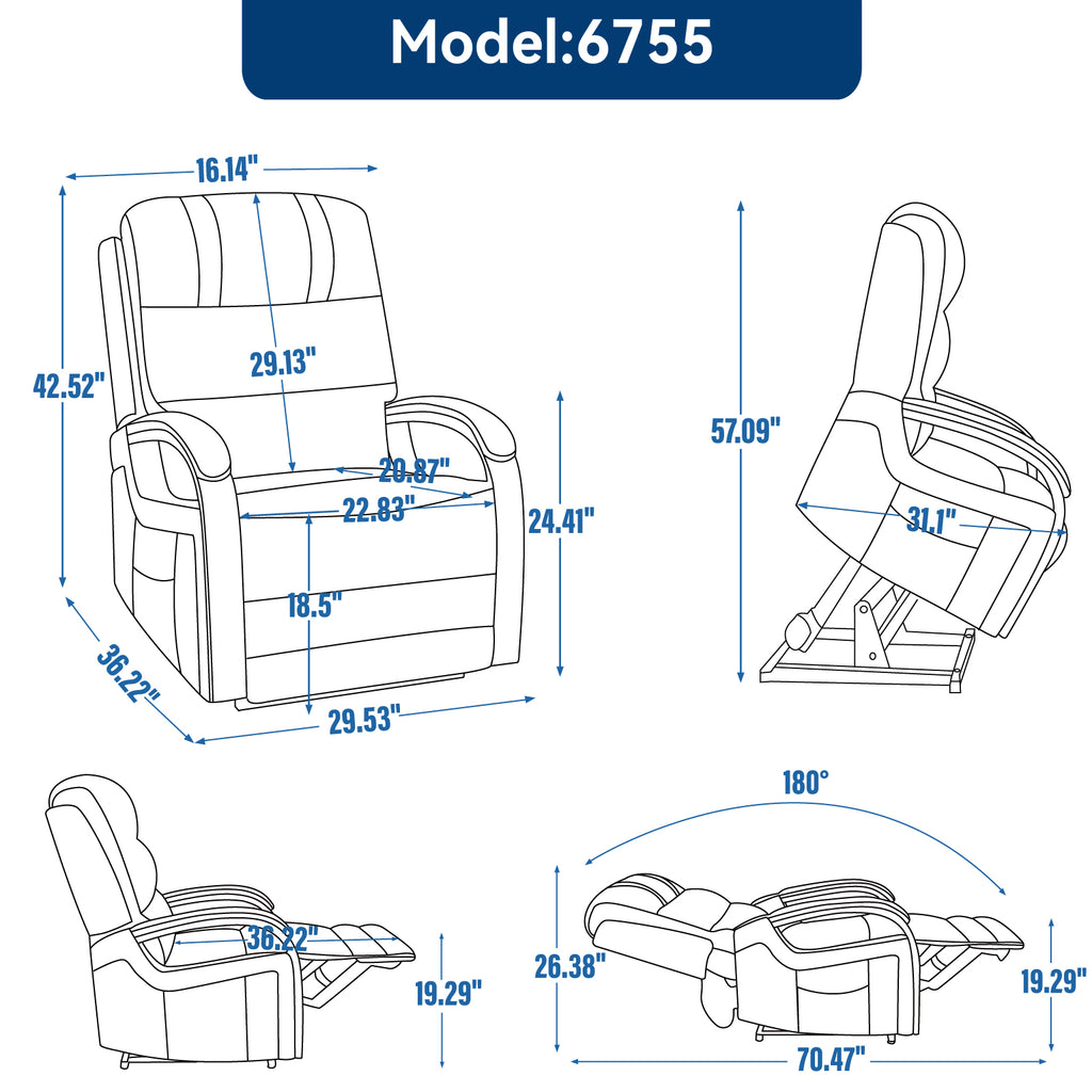 Power Lift Recliner Chair