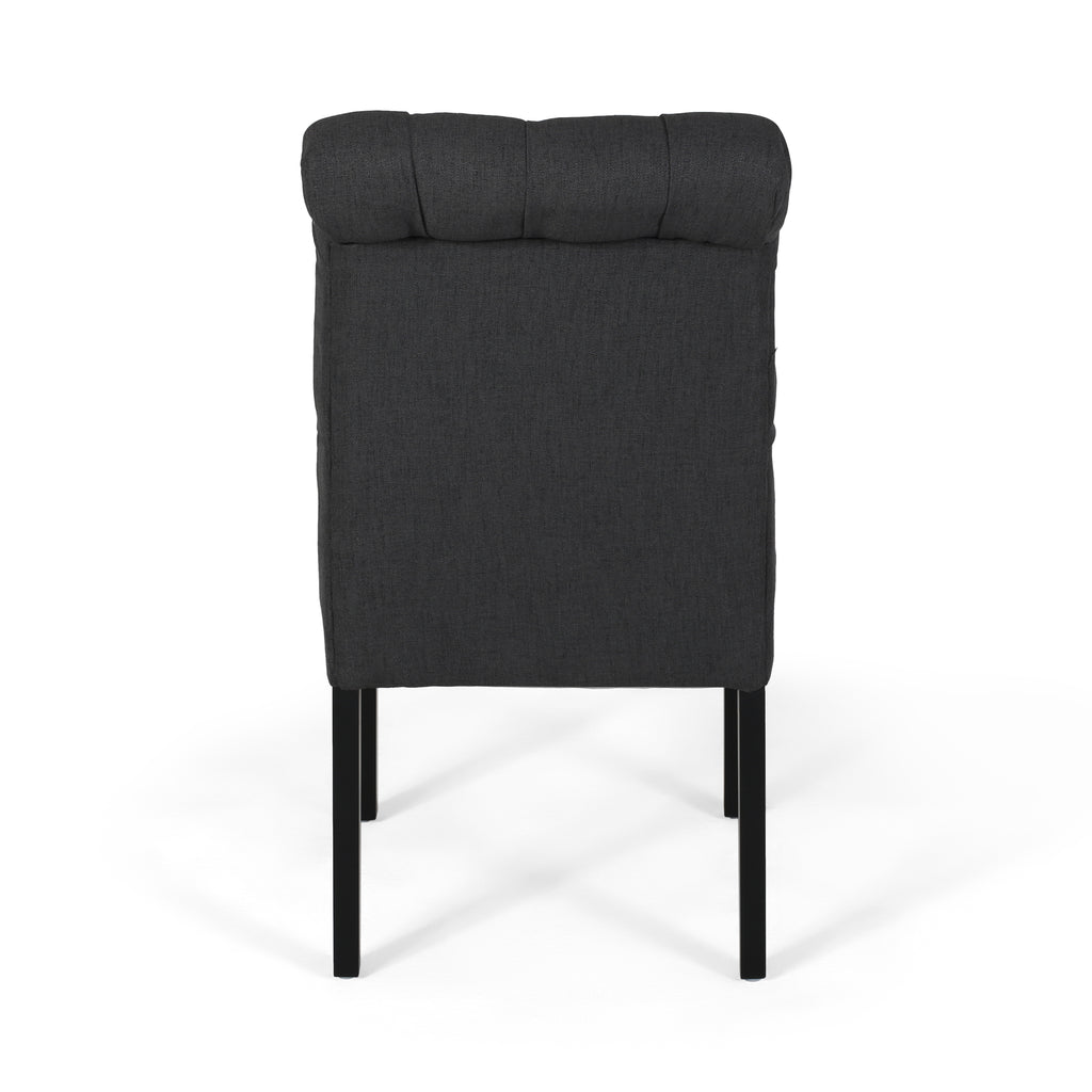 Broxton Tuft Dining Rolltop Chairs (Set of 2)