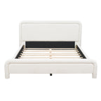 Queen Size Upholstered Platform Bed Frame