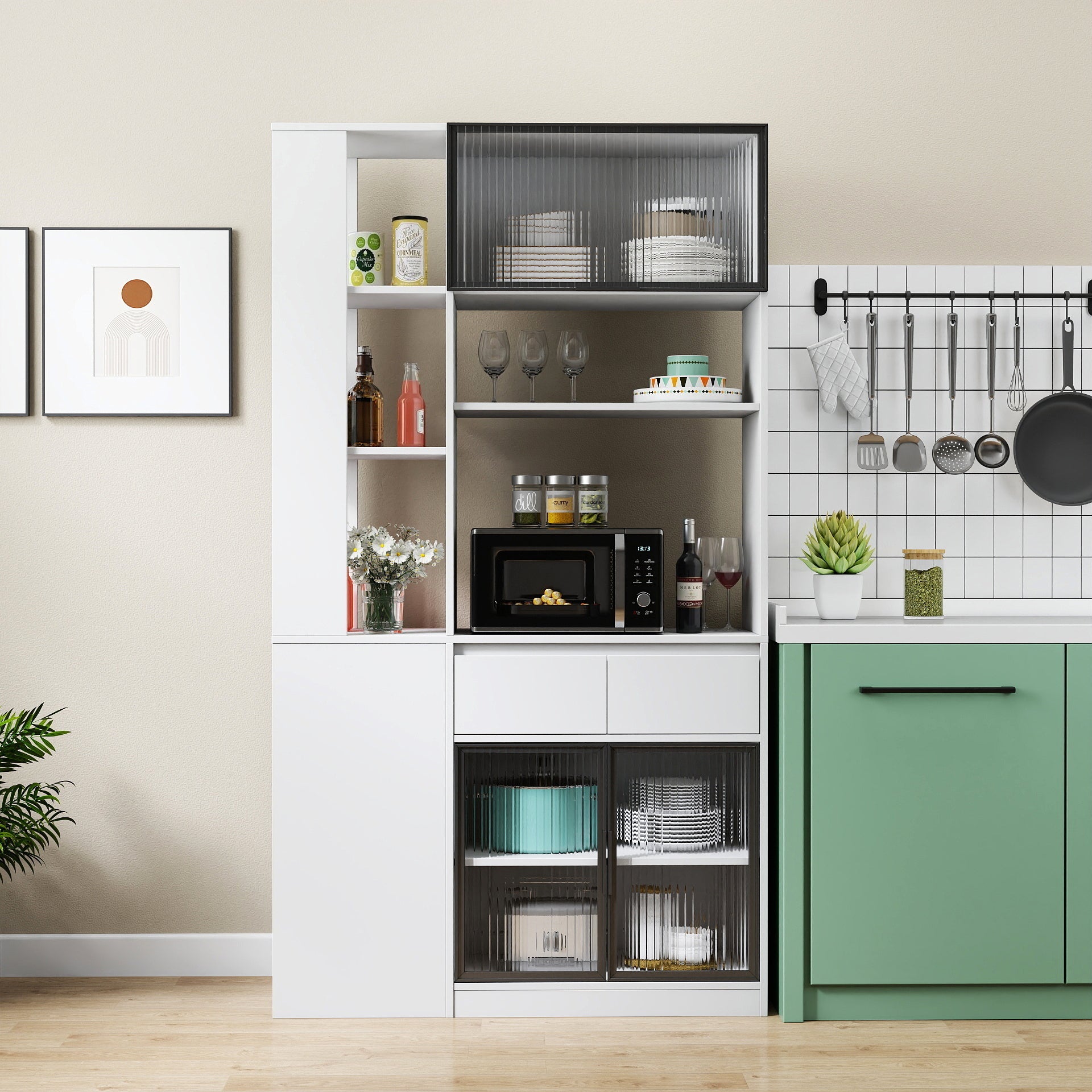70.87" Tall Storage Cabinet