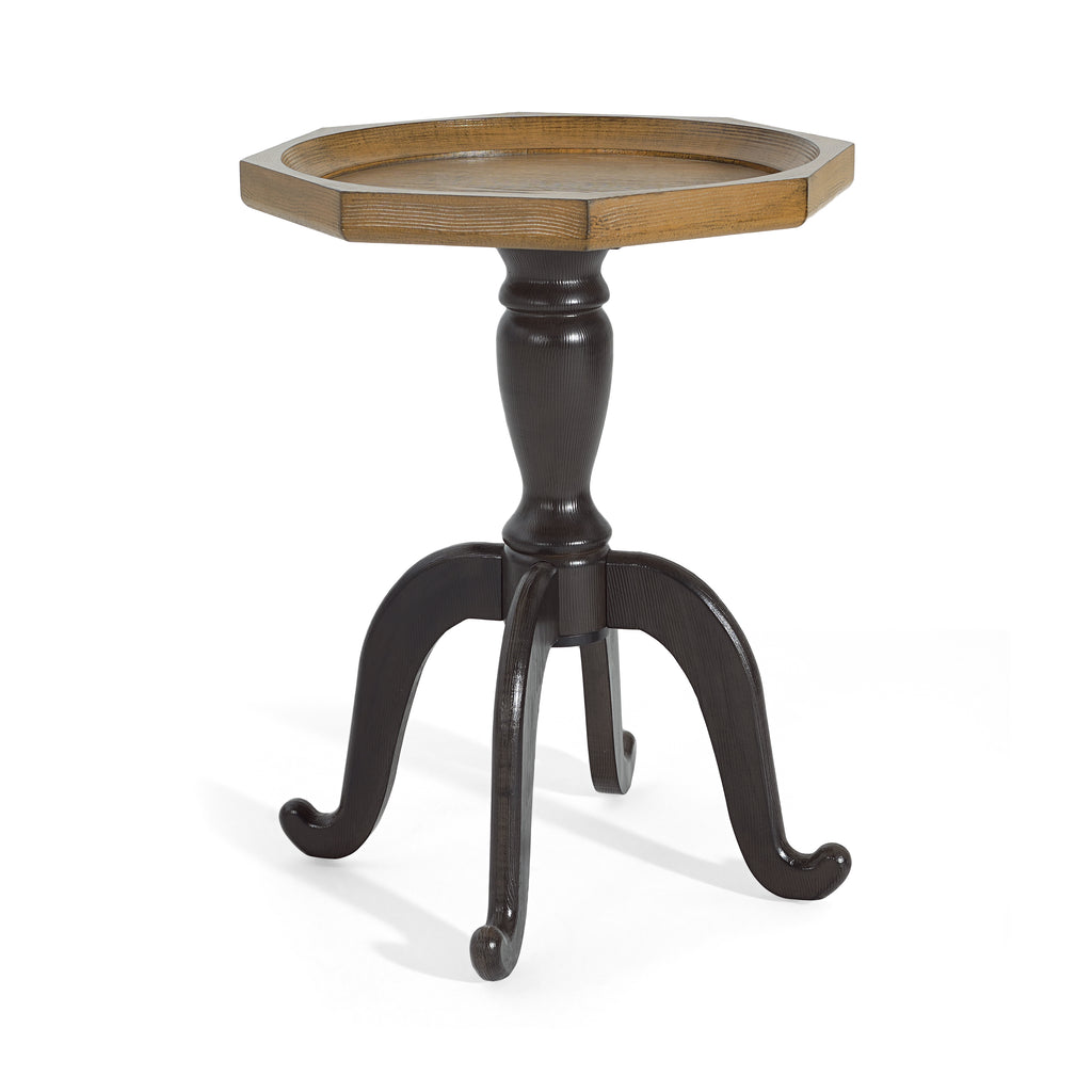 End Table (Natural + Black)