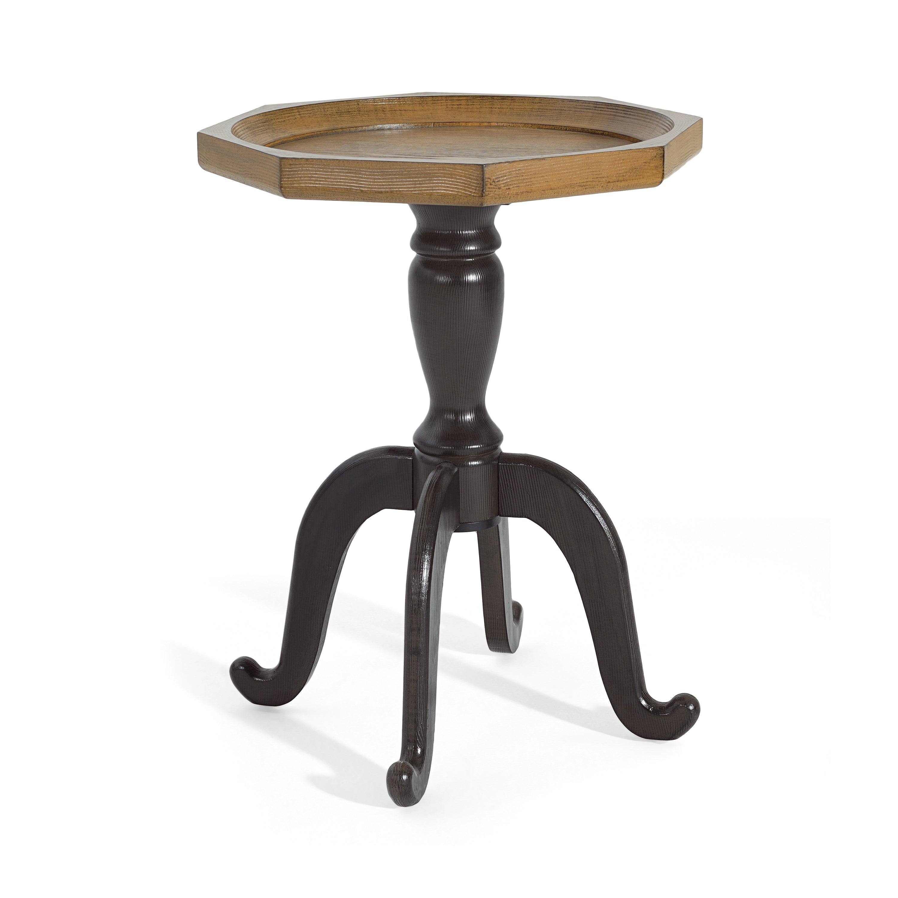 End Table (Natural + Black)