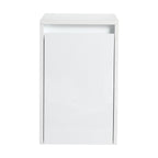 12" Bathroom Side Cabinet, Soft Close Doors, Float Mounting Design, Glossy