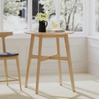 Wood Counter Height Round Dining Table