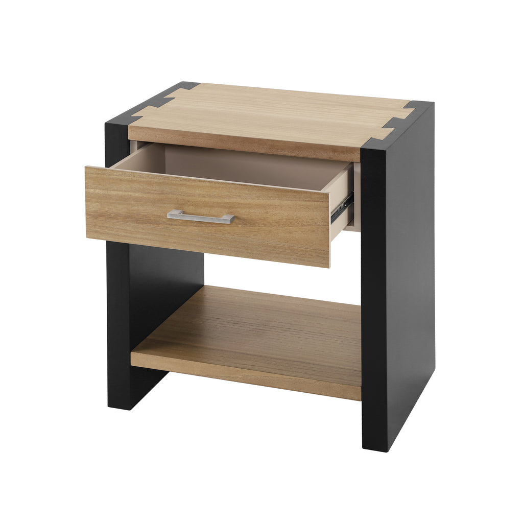 Wood Nightstand, Bedside Table