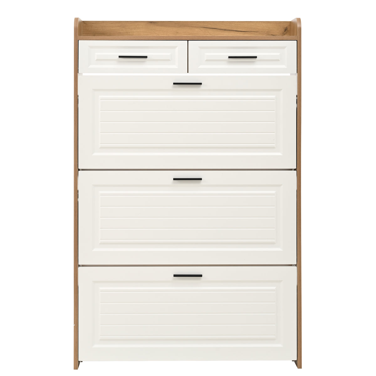Narrow Shoe Storage Cabinet for Entryway