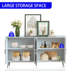 Modern Lacquered 4 Door Wooden Cabinet Sideboard Buffet