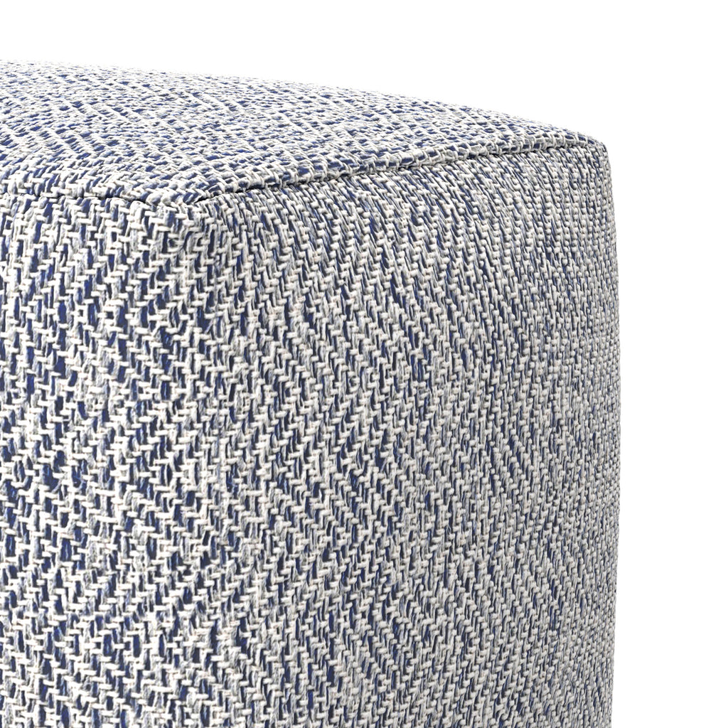 Nate 18 Inch Square Pouf