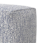 Nate 18 Inch Square Pouf