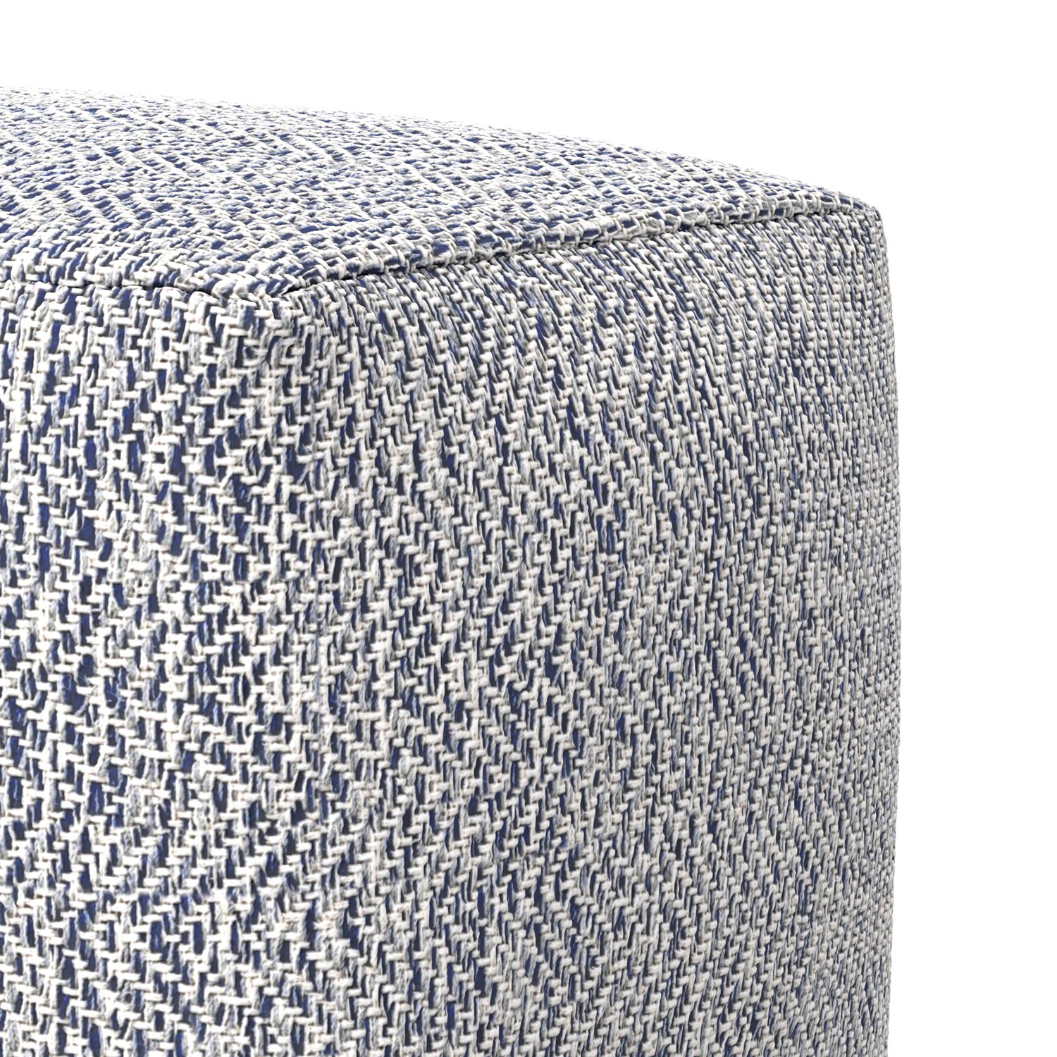 Nate 18 Inch Square Pouf