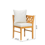 Farmhouse Modern Dining Corner Chairs Set of 2