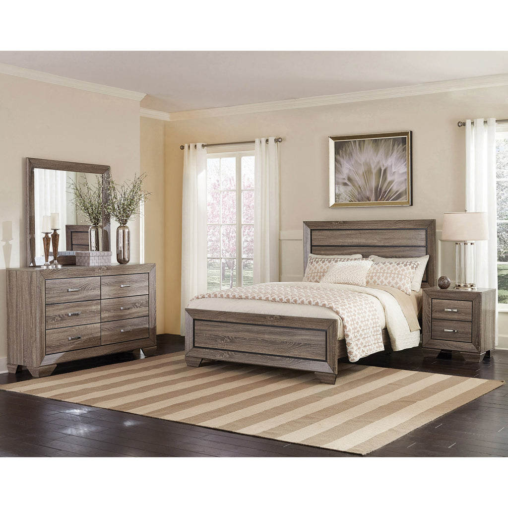 Oatfield Washed Panel Bed