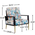 Floral Accent Chair