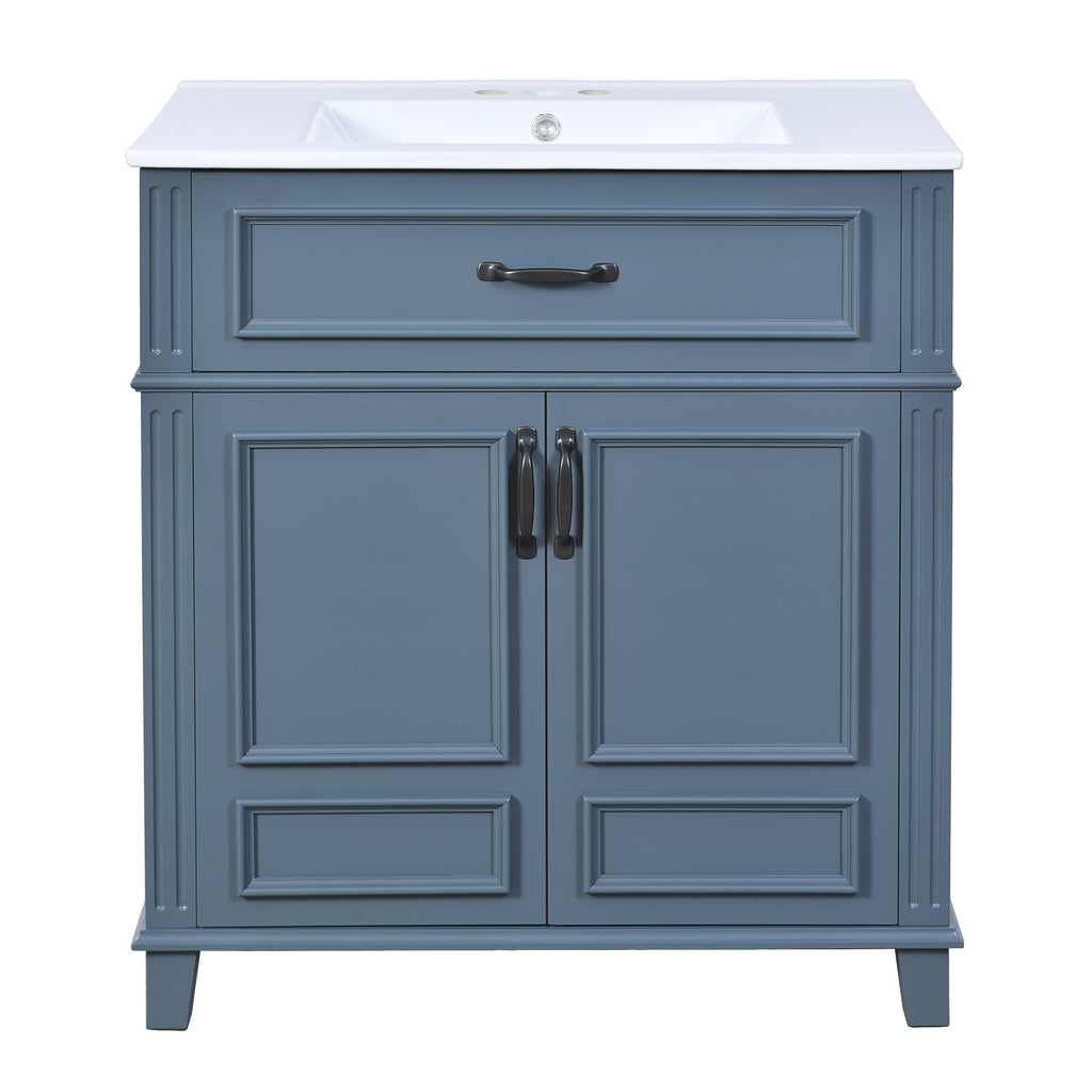30'' Bathroom Vanity with Ceramic Sink
