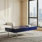 High Gloss Coffee Table - 52.4" x 26.8" x 15.6"