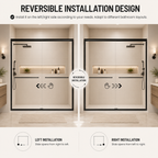 Framed Double Sliding Shower Door