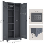 Gray And Heavy Duty Storage Cabinet
