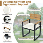 6-Piece Outdoor Dining Set - Acacia Wood