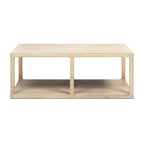 Ellis 48" Reclaimed Wood Open Frame Coffee Table