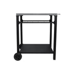 2-Tier Outdoor Grill Cart with Stainless Steel Top