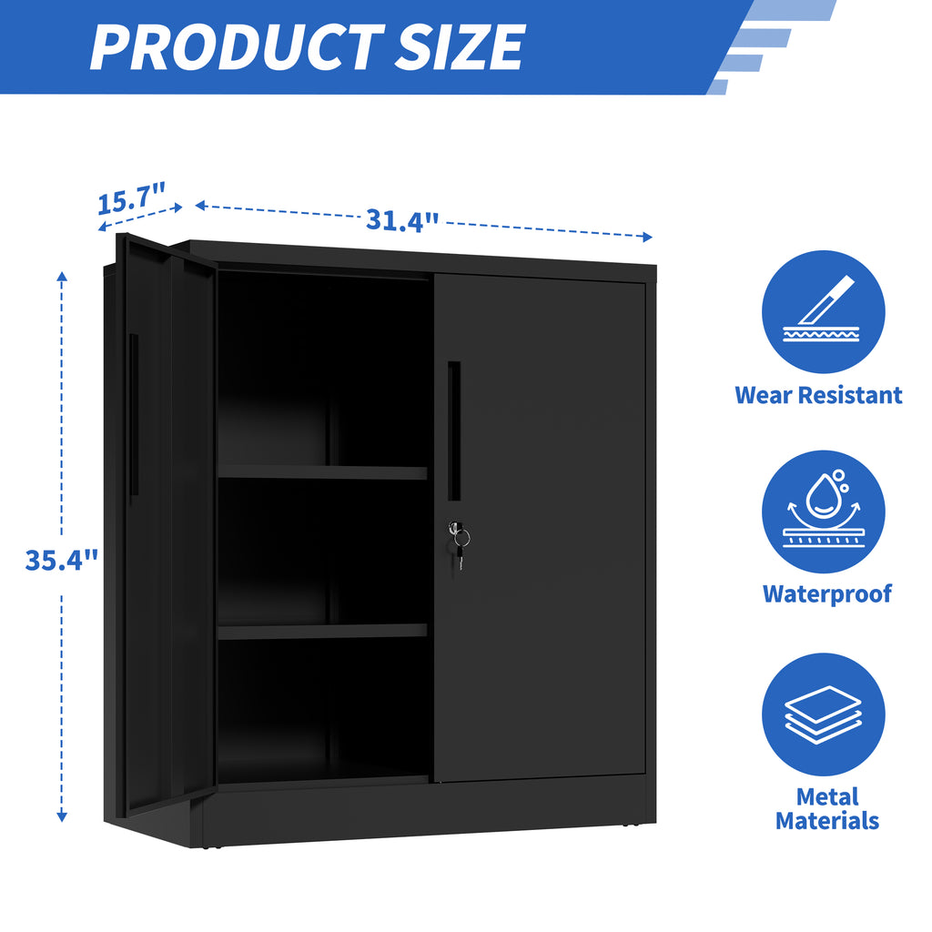 Metal Storage Cabinet with Lock