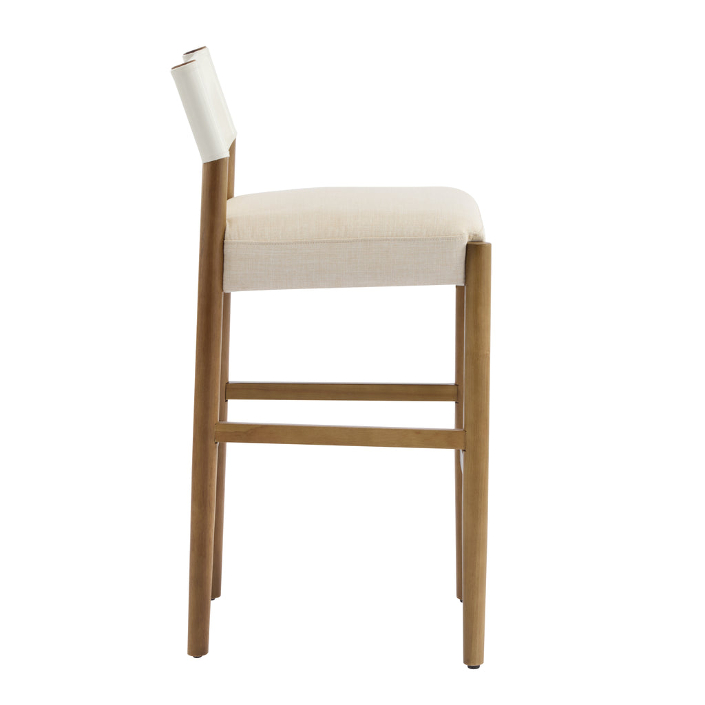 28.5'' Modern Solid Wood Bar Stool Set